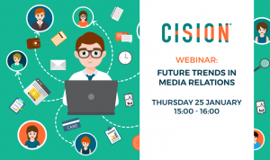 Cision webinar to reveal the latest trends in media relations