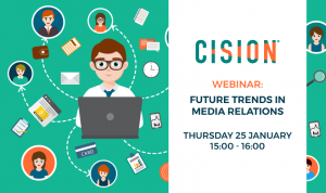Cision webinar to reveal the latest trends in media relations